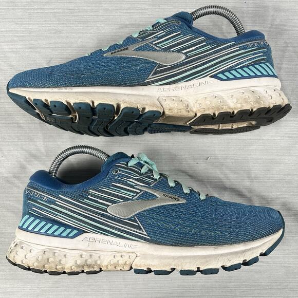 Brooks Adrenaline GTS 19 Women’s Size 10 Running Shoes Blue Jogging 1202841B417 - Picture 2 of 7